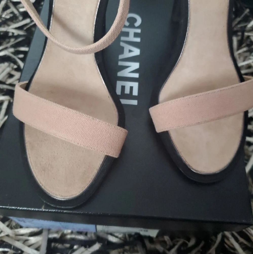 Chanel Camellia Slingback Sandals - Picture 6 of 12